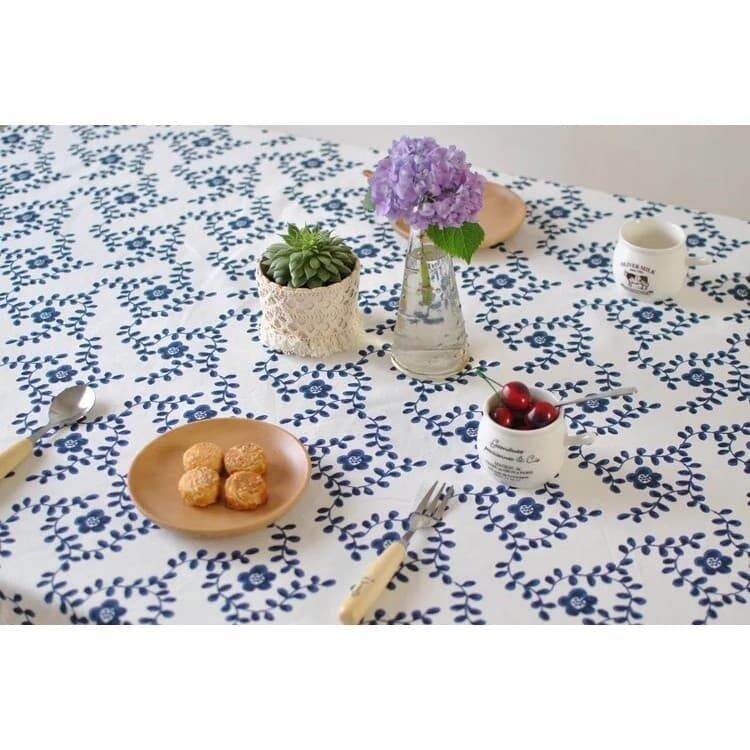 [HCM]VẢI BỐ/ VẢI CANVAS HỌA TIẾT HOA LÁ XANH