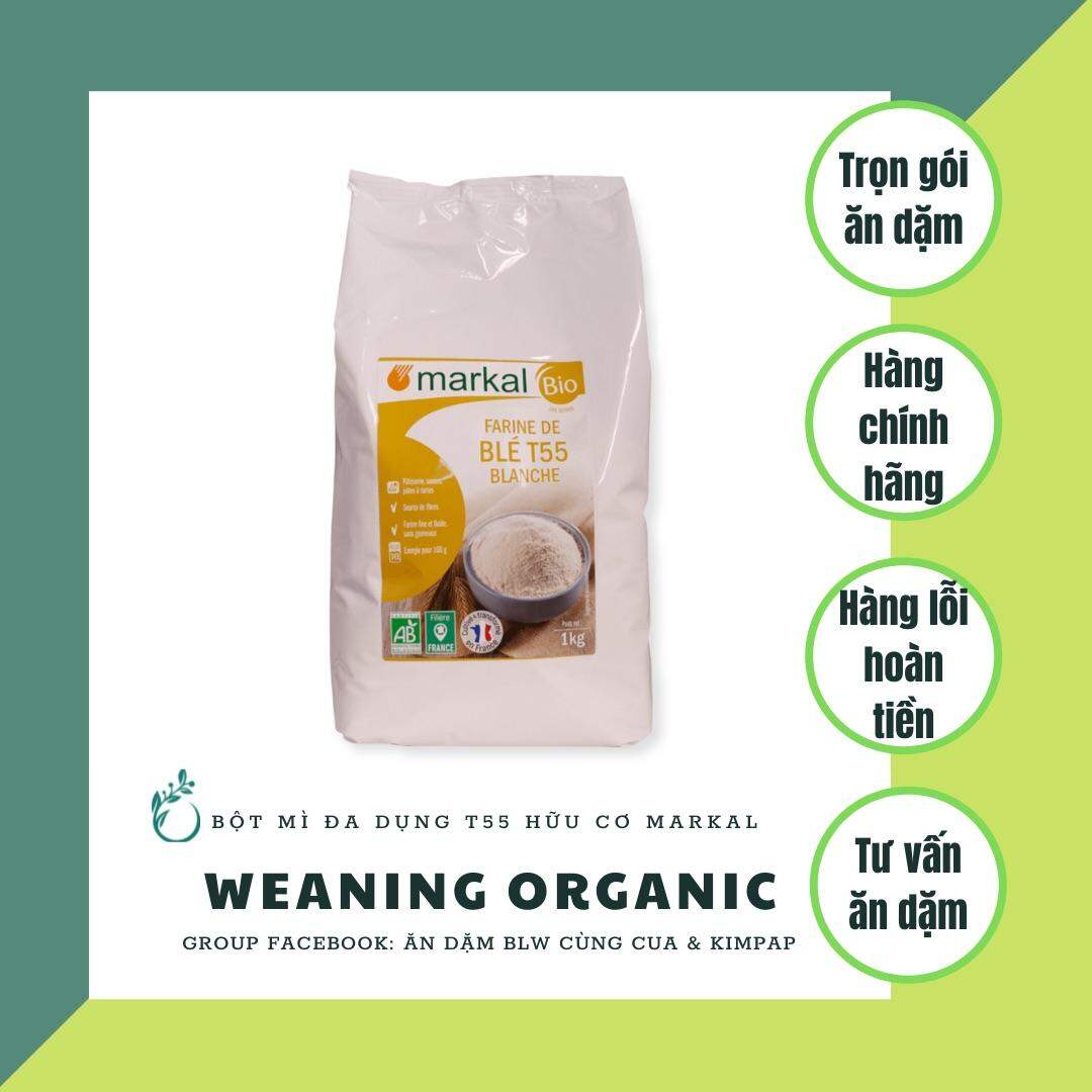 Bột Mì Hữu Cơ Markal làm bánh cho bé ăn dặm gói 1kg