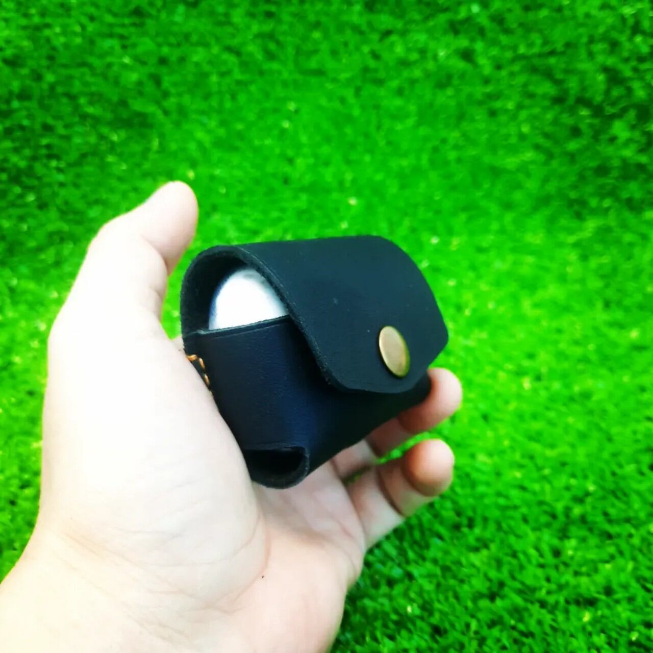 BAO DA MARSHALL MOTIF A.N.C TỐI GIẢN (DA THẬT) HANDMADE