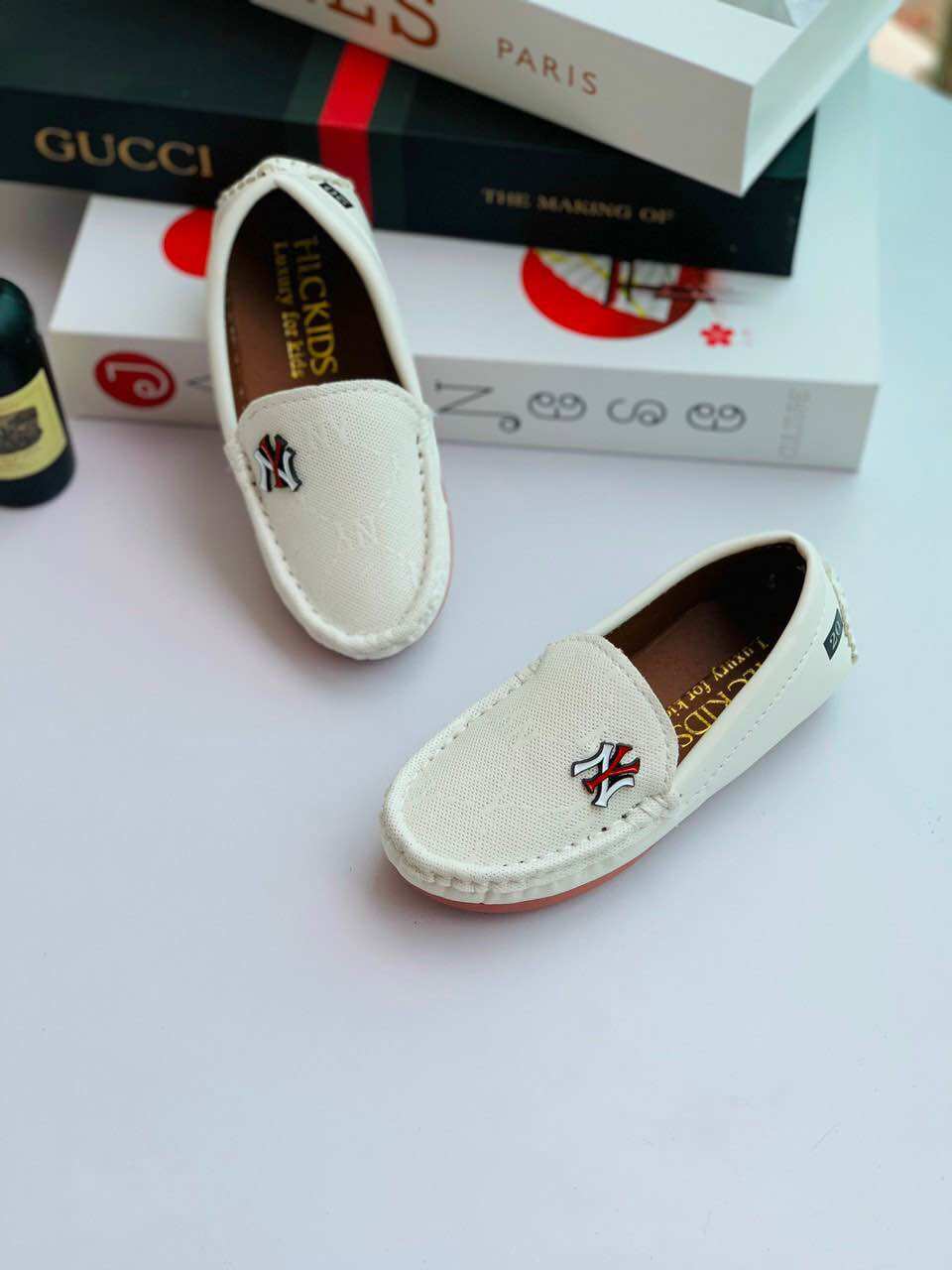Giày lười trẻ em da mềm (xả kho)
