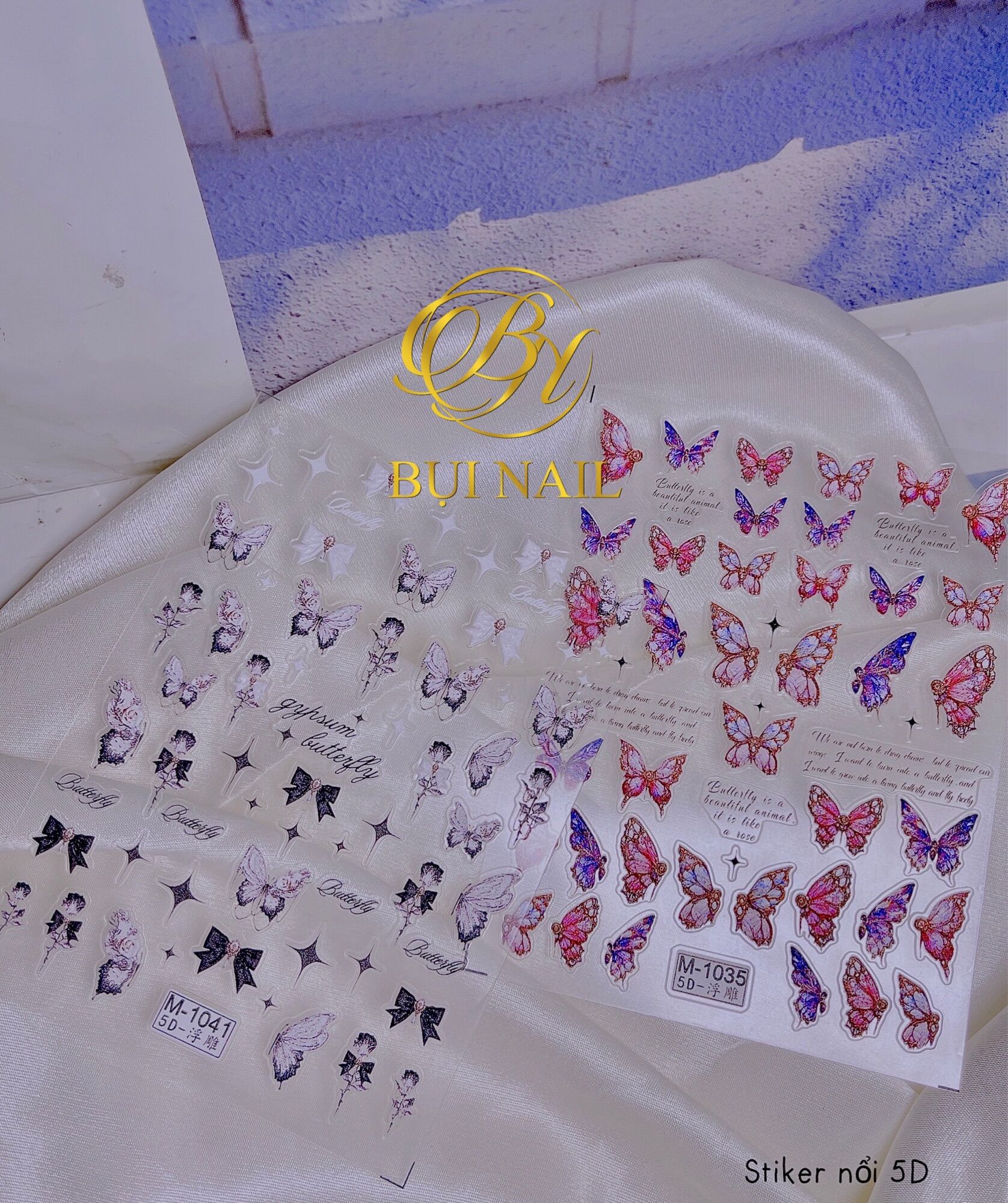 Sticker nổi 5d