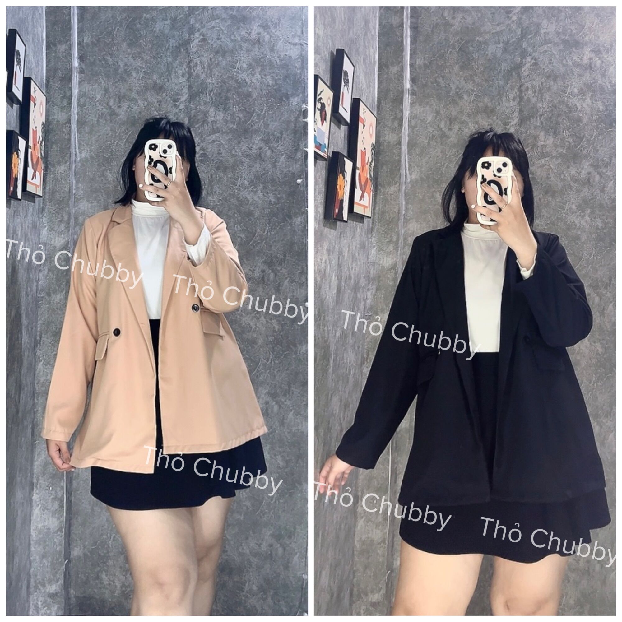 [THOBIGSIZE - ẢNH CHÍNH CHỦ] ÁO KHOÁC BLAZER BIGSIZE 65-100kg