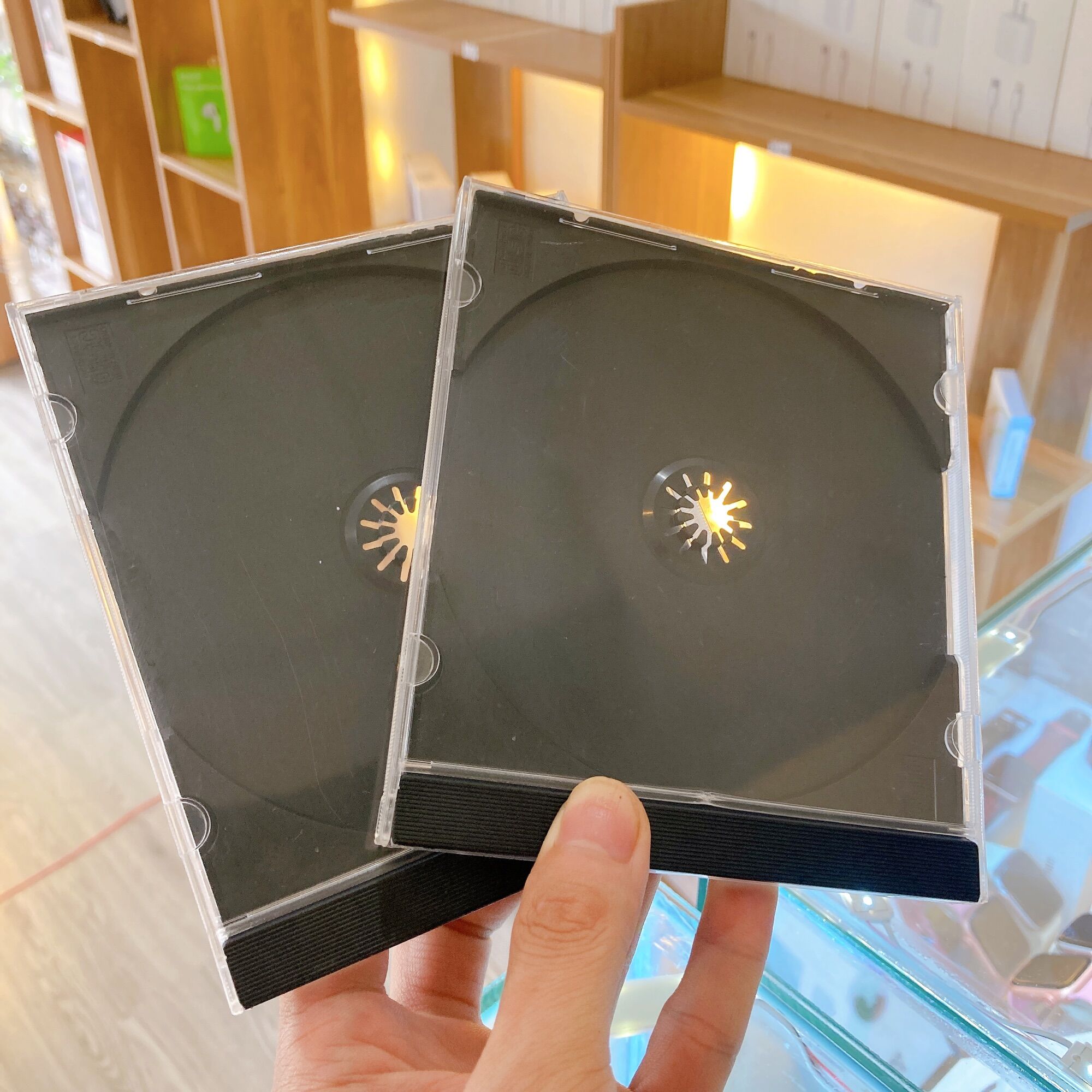 Combo hộp đĩa cd nhựa 25 cái