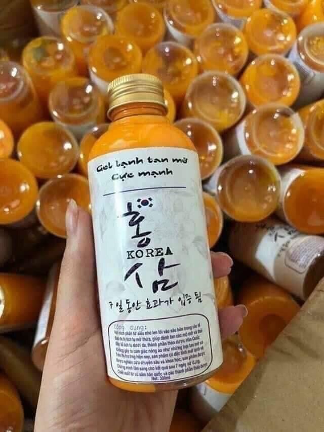 Gel lạnh tan mỡ hàn quốc thoa tan mỡ bụng