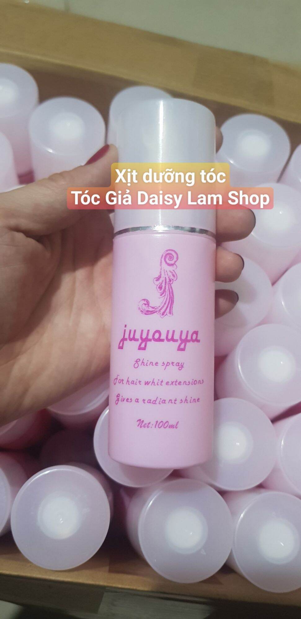 - Xịt dưỡng tóc giả có thể dùng cho tóc thật