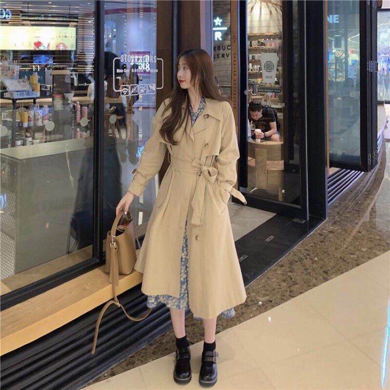 Áo mangto dáng dài trẻ trung mới