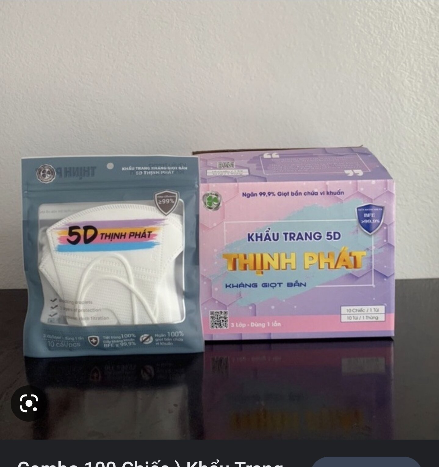Khẩu trang 5D thịnh phát