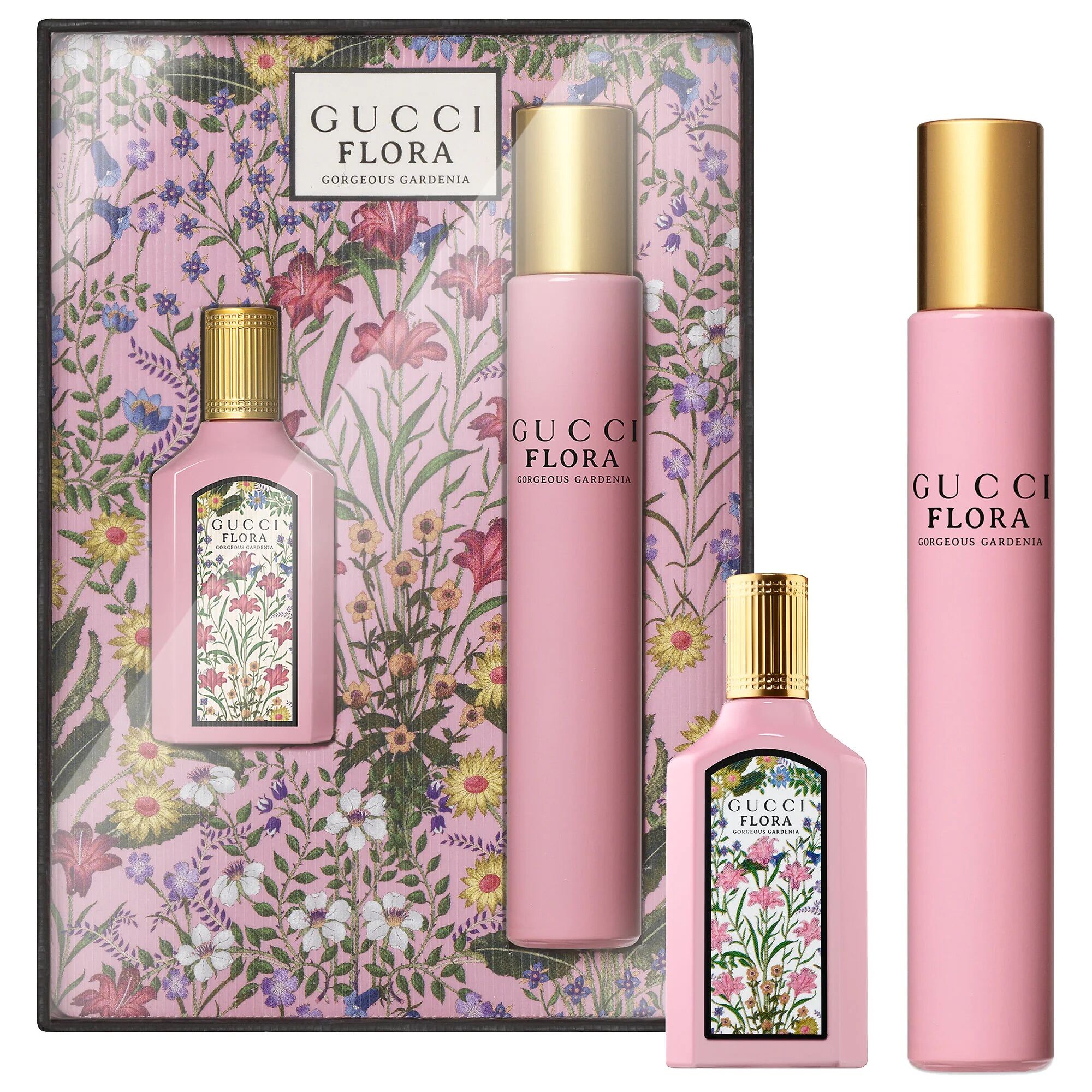 [Kiss cosmetics] Set nước hoa Gucci Flora Gorgeous Gardenia EDP (Set Minisize)