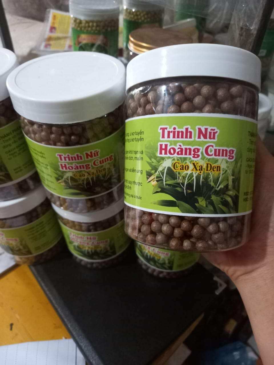 500g VIÊN TRINH NỮ HOÀNG CUNG CAO XẠ ĐEN