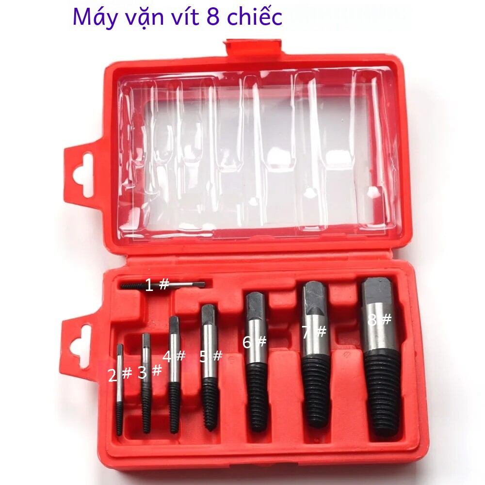 Bền Thép Cobalt Hợp Kim Vít Hỏng Tẩy Máy Hút Mũi 8 Bộ Để Khoan Kim Loại Dễ Dàng Ra Công Cụ cho Bu Lông Hư Tổn
