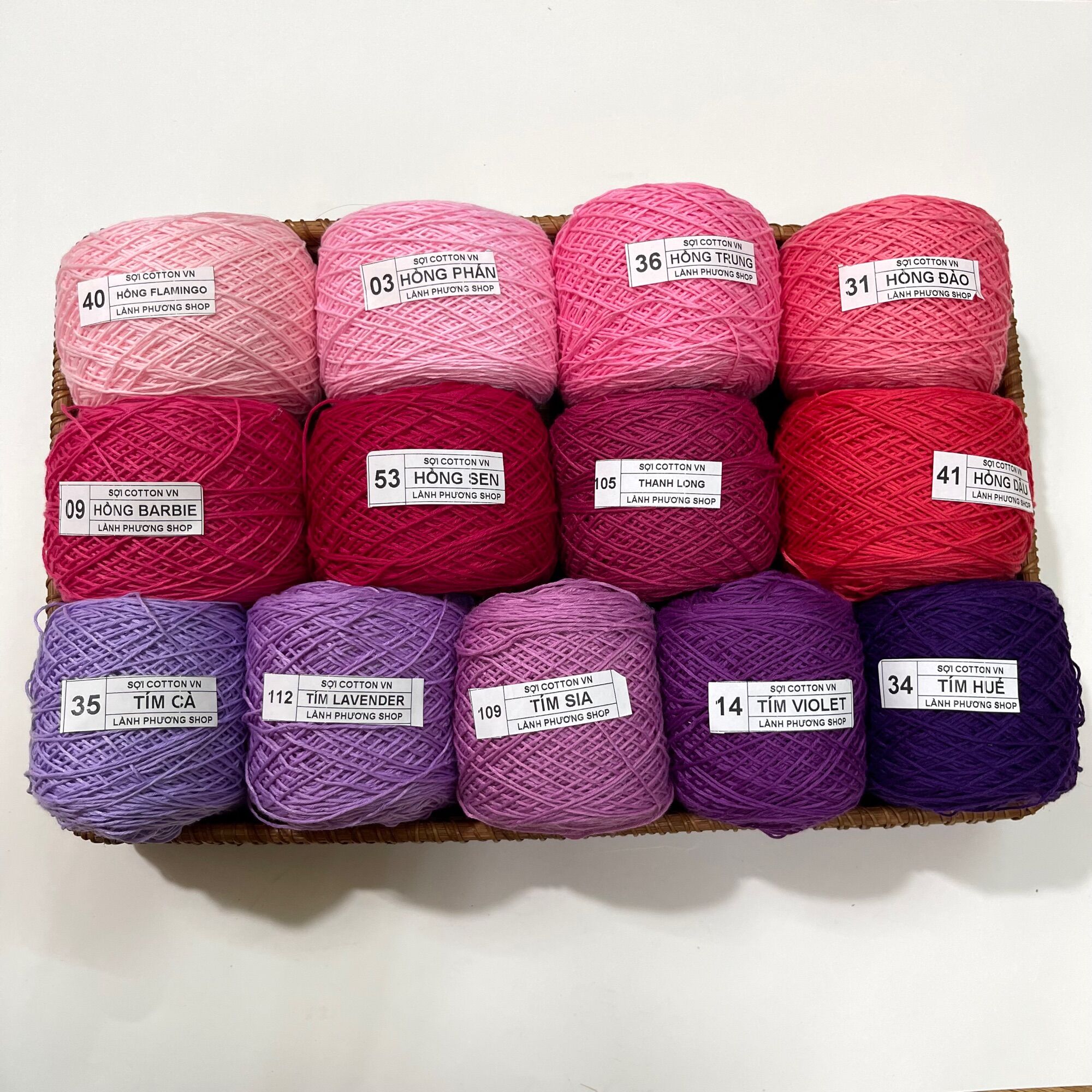 Sợi Cotton Việt Nam ( 100gr)