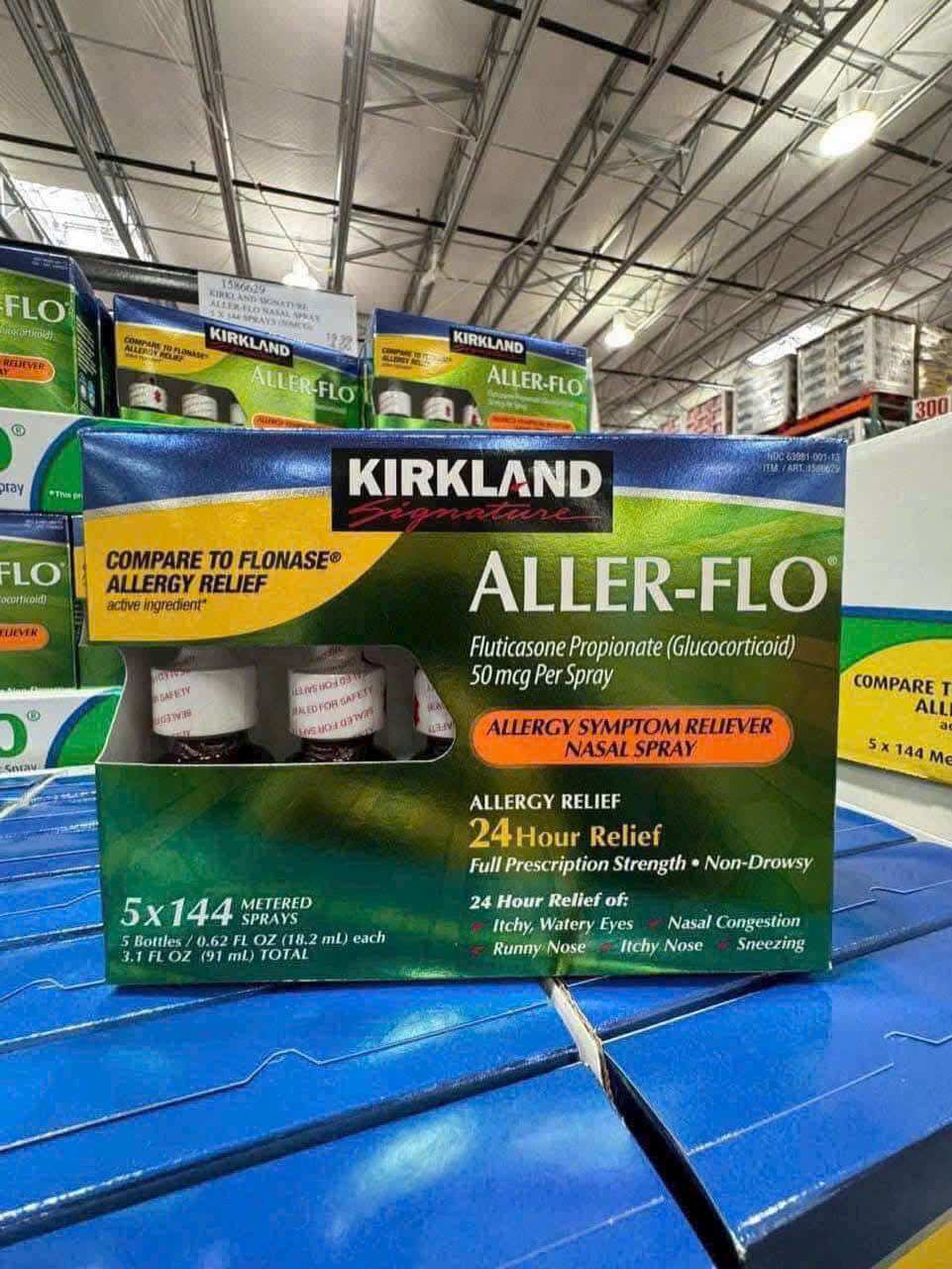 Set 5 lọ xịt mũi aller Flo Mỹ