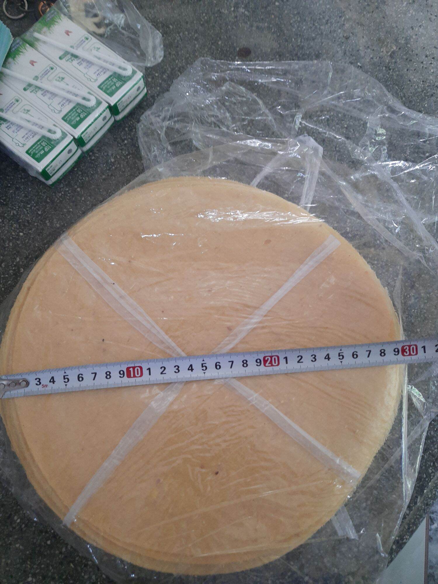 10 cái bánh phồng mì Bến Tre . size lớn : 29 cm