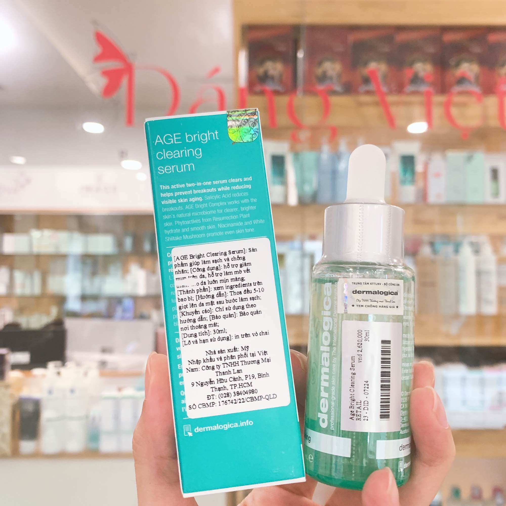 Tinh Chất Dành Cho Da Mụn Dermalogica Age Bright Clearing Serum 30ml