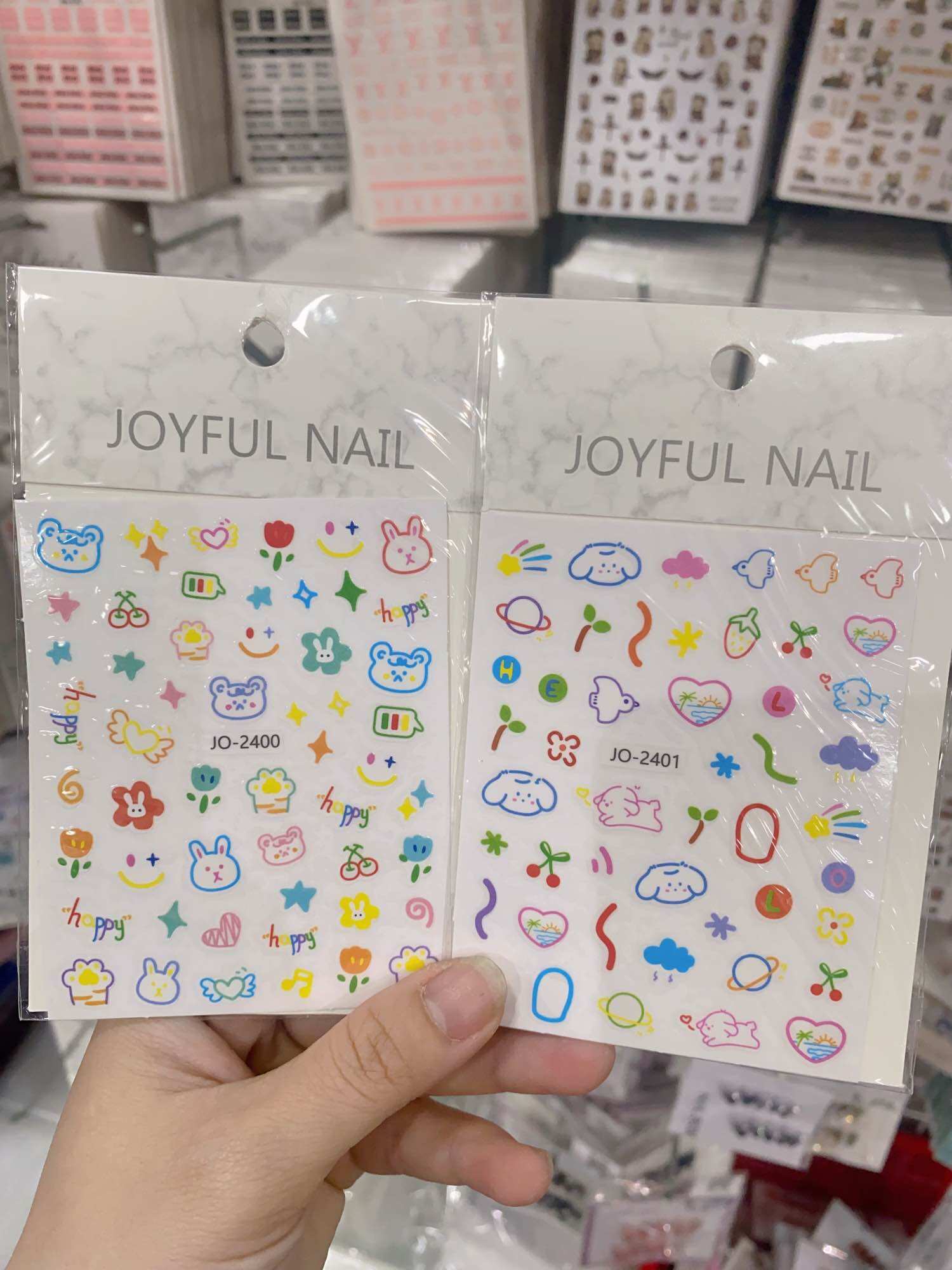 Stiker dán 2 tấm/10k