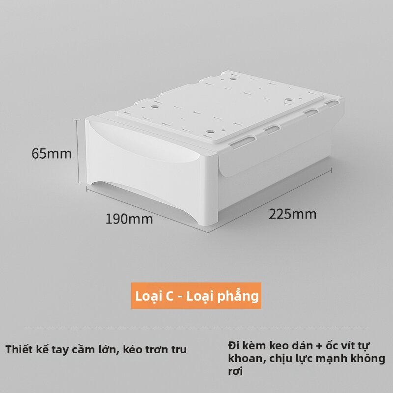 QINFEI | Hộc Lưu Trữ Dưới Bàn Có Dung Lượng Lớn