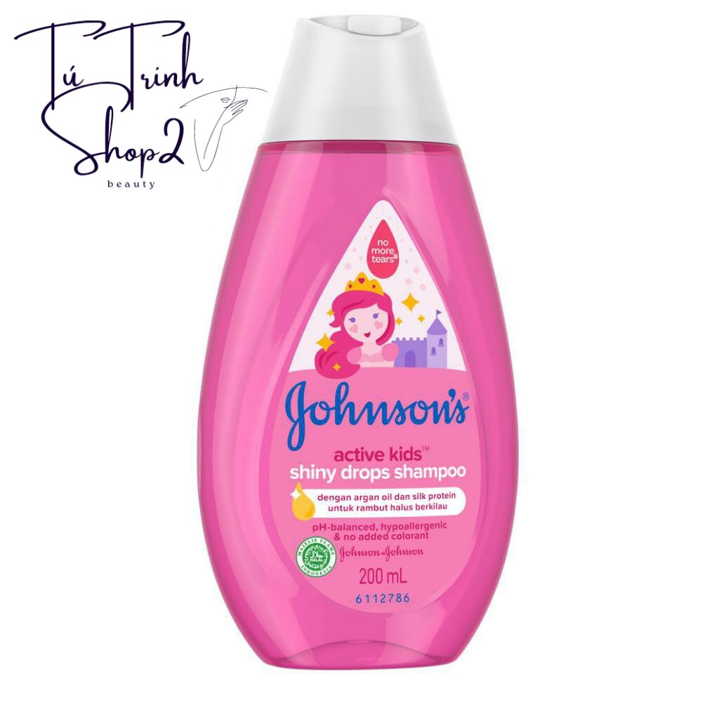 Dầu gội óng mượt Johnson's cho bé gái 200ml