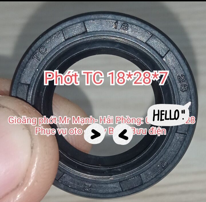 Phớt TC 18x28x7 , 18*28*7