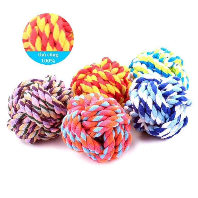 Đồ chơi cho chó mèo dạng bóng thừng BOBO
size 5.5cm