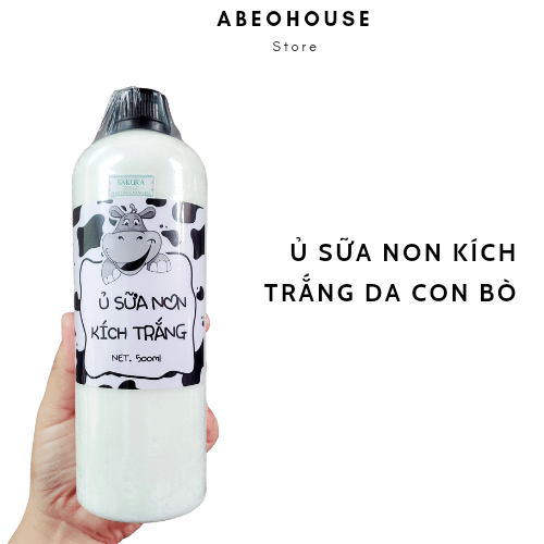 Sữa non cô đặc ủ kích trắng mịn da chai 500ml
