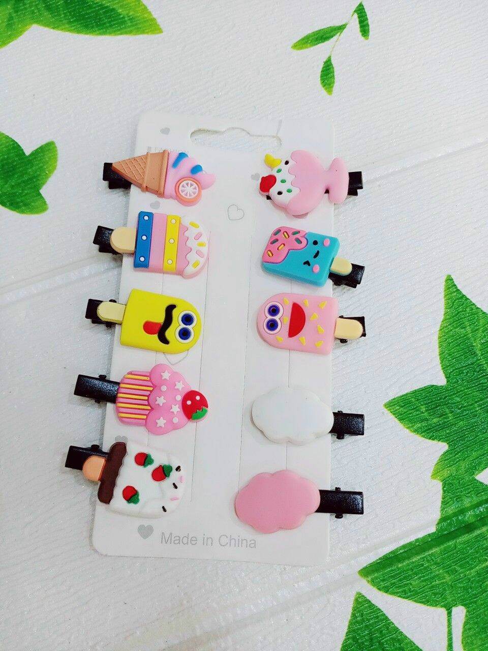 Set 10 kẹp Tóc Siêu Xinh Cho Bé