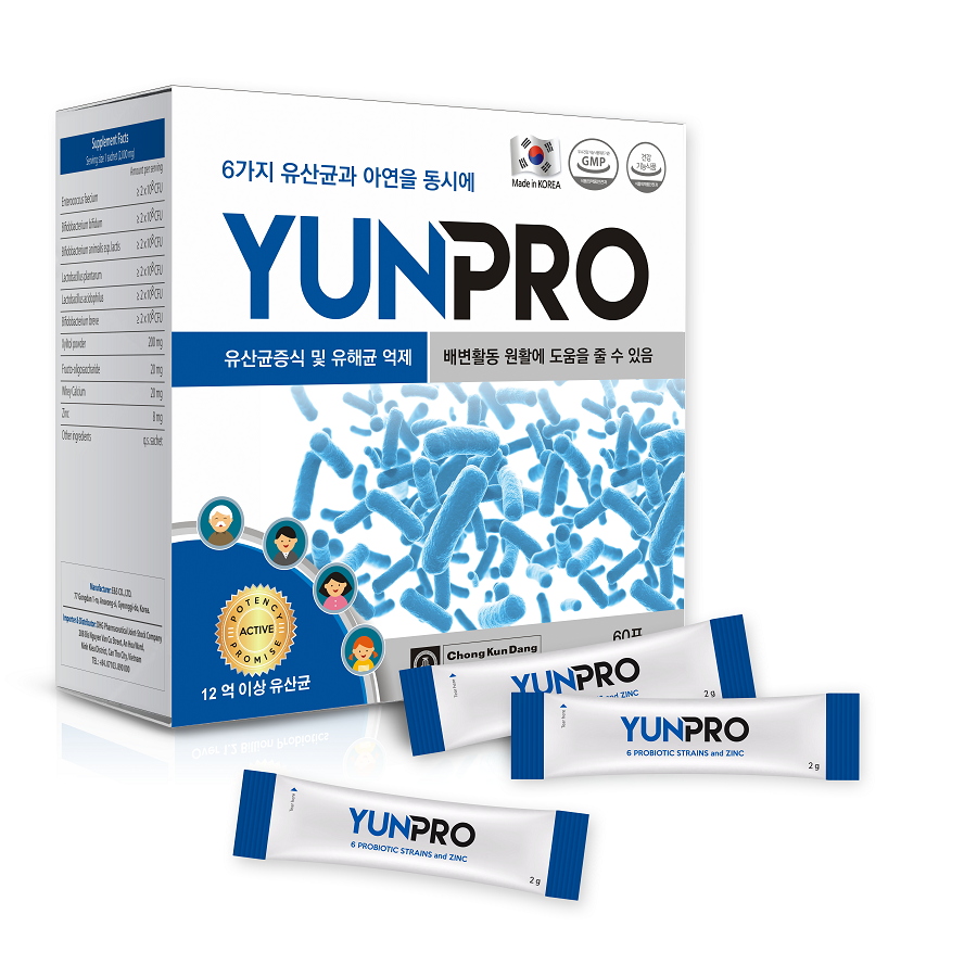 Men Yunpro hộp 60g