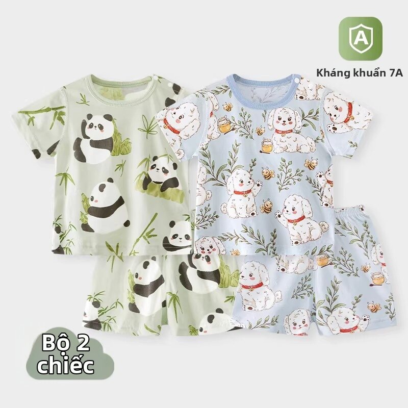 TONGLIANCHUXIN | Summer Cotton Thin Baby Clothing Set - 5