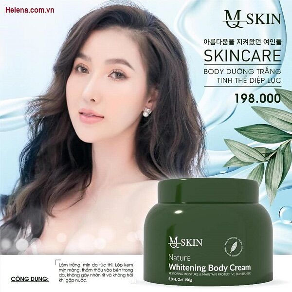 [HCM]kem Body tinh thể diệp lục MQ SKIN mới