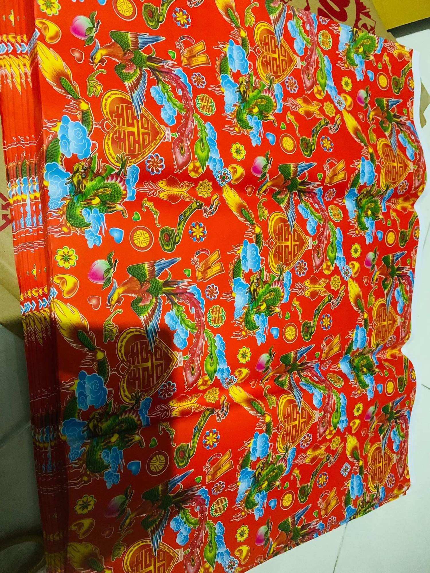 Giấy rồng phượng nguyên bản. kích thước 50x65 cm . 90k/kg. ship tư 2/kg