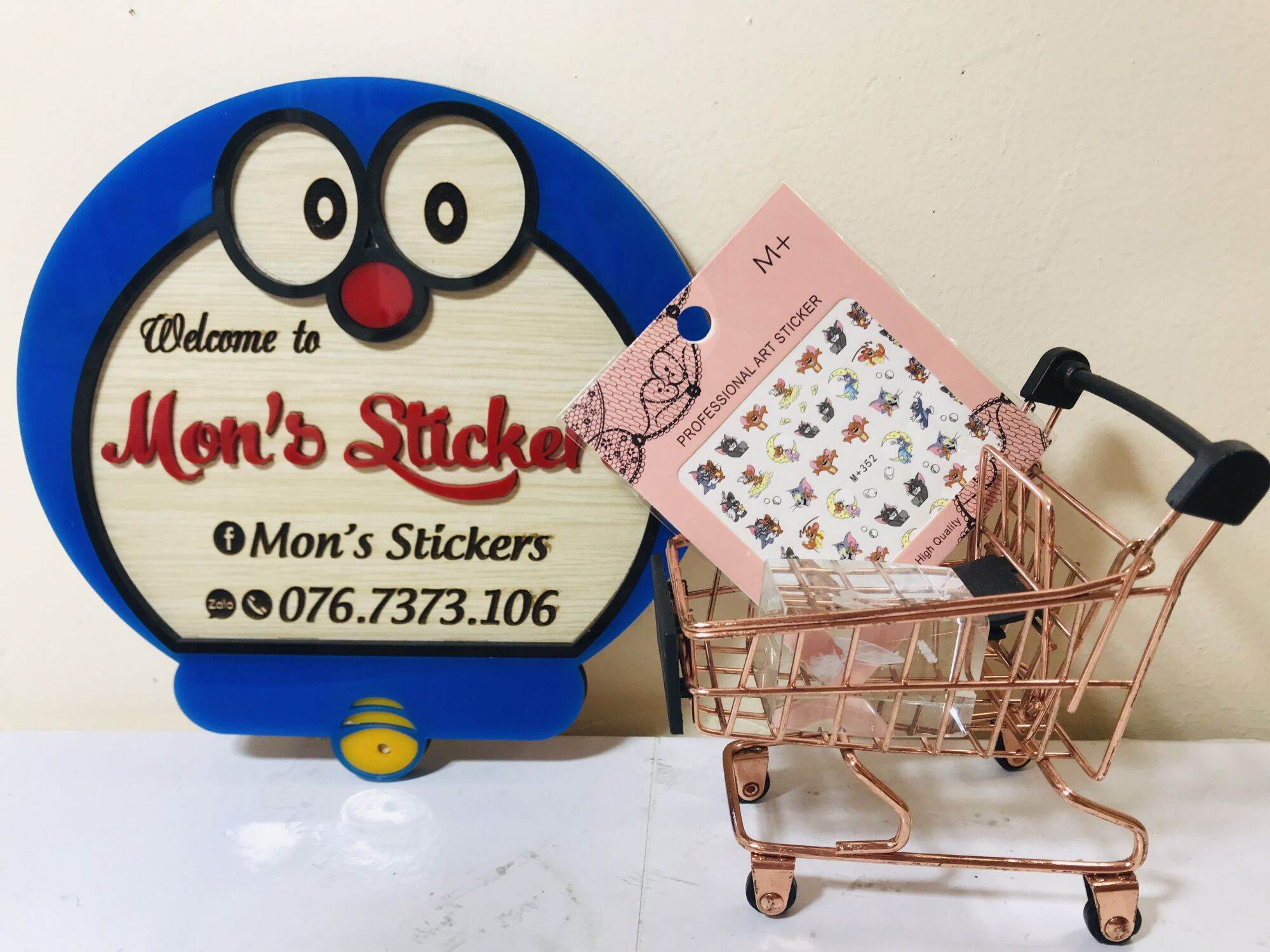 [HCM]Nail Stickers hình TOM&JERRY VỊT SHAPE