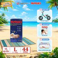 [Chỉ 25-29.06 QUÀ TẶNG ĐƠN 399K](Mua 1 tặng 1) Tã quần Huggies Naturemade ban đêm L44