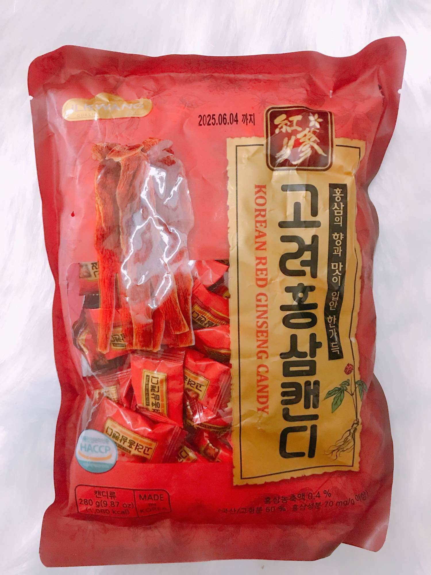 Kẹo sâm Hàn Quốc