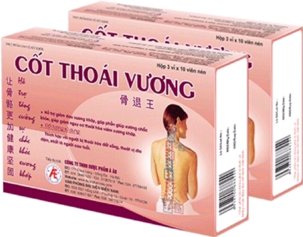 Chính hãng) viên uống hỗ trợ xương khớp cốt thoái vương. h/30 viên.