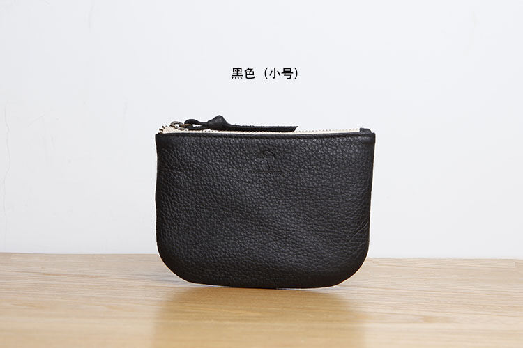 Ví Đựng Tiền Lẻ Da Thật Kiểu Nữ Ví Nhỏ Mẫu Ngắn Khóa Kéo Da Bò Ví Cầm Tay Mẫu Dài Nghệ Thuật Túi Đựng Thẻ Nhỏ Tiền Xu Điện Thoại Mềm