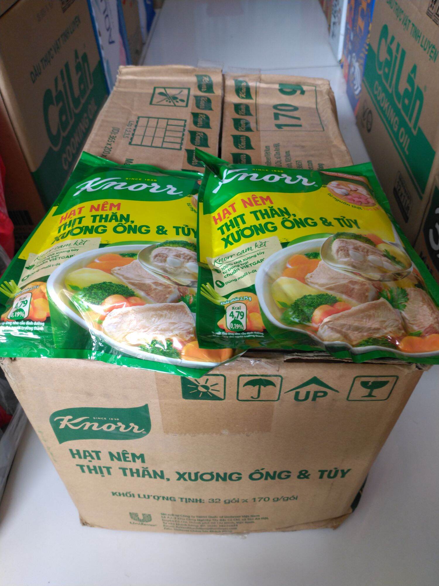 Combo 2 gói hạt nêm Knorr 170 g