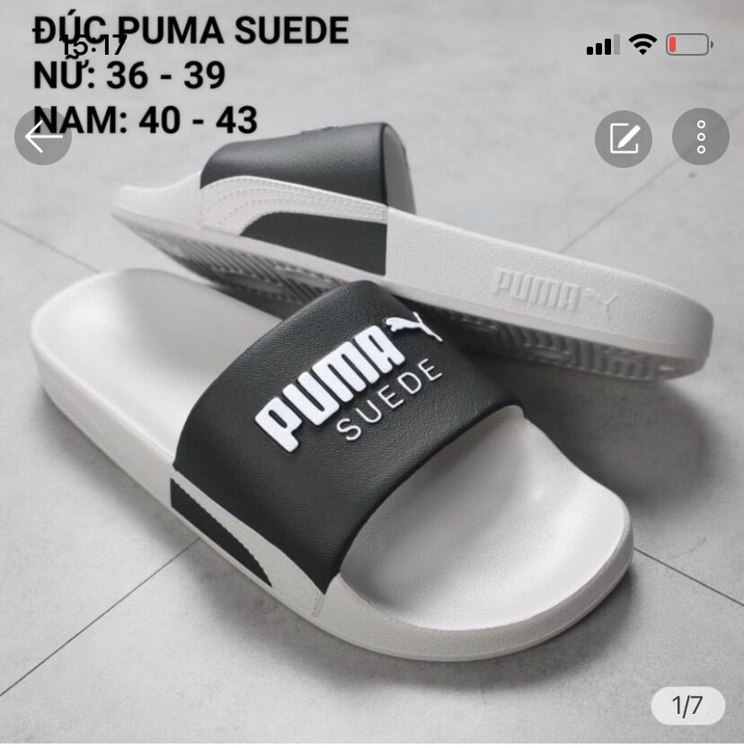 Dép đúc pu.ma nguyên khối