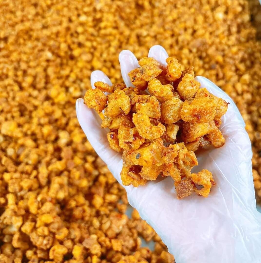 Tóp Mỡ Sấy Cháy Tỏi - Siêu Ngon 100G