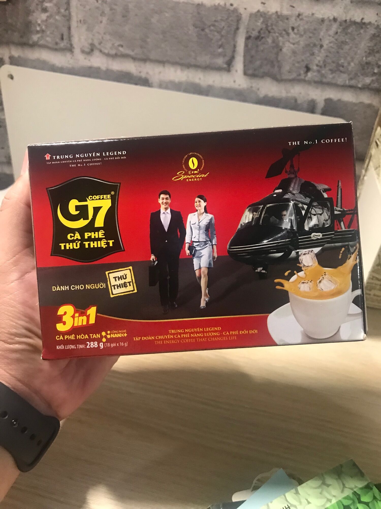 Cà phê G7 3in1 hộp 18 gói x 16gram