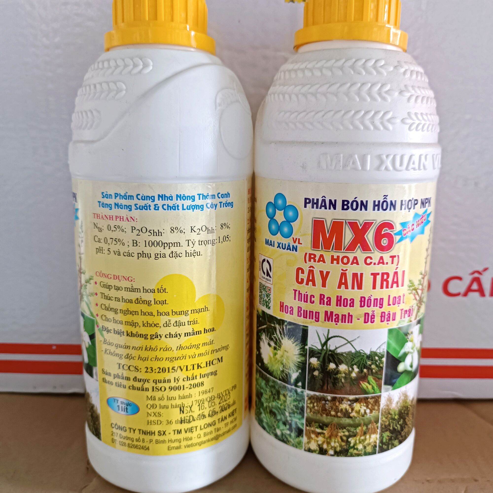 Phân bón hỗn hợp NPK MX6 chai 1L