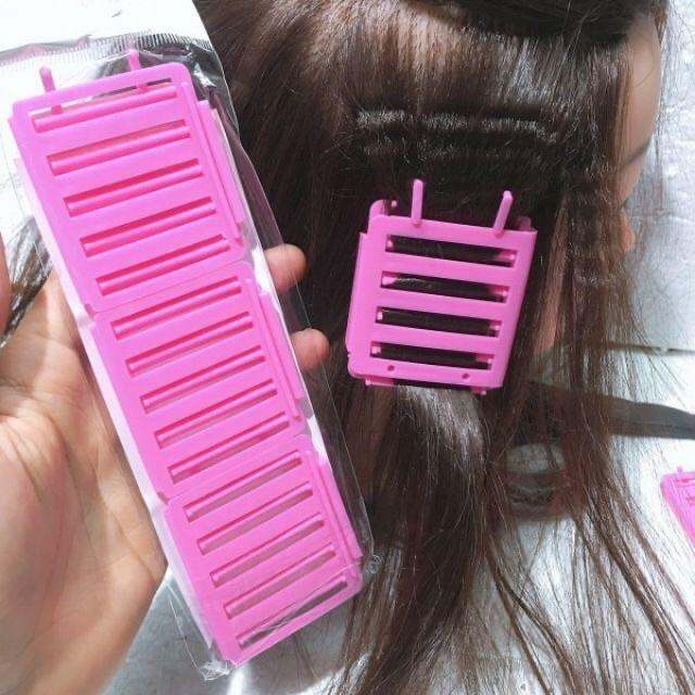 COMBO 3 KẸP BẤM PHỒNG BẤM XỦ TÓC ( màu ngẫu nhiên)