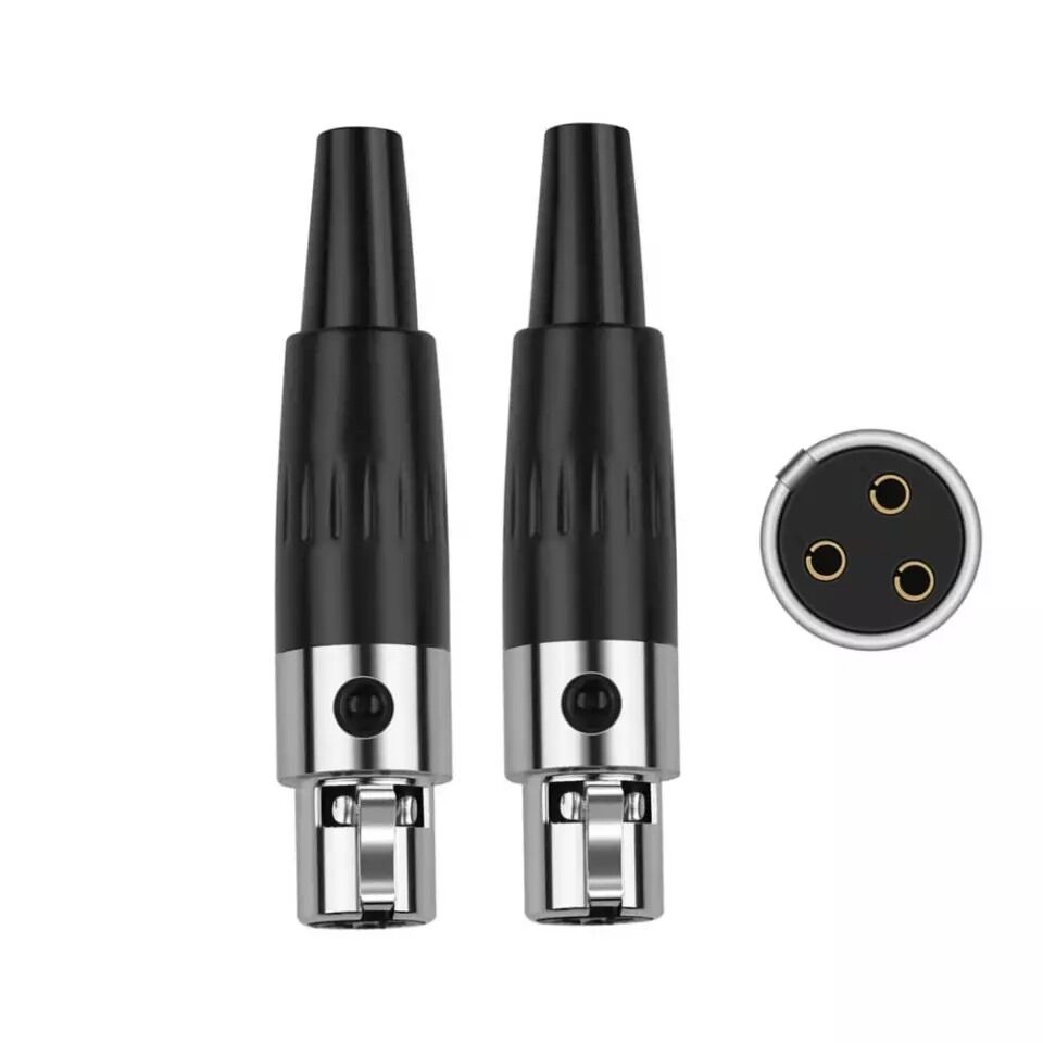 JACK  CANON 3 PIN MINI XLR MICRO