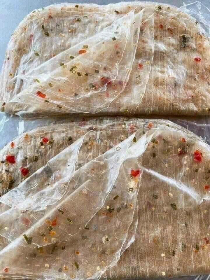 500g bánh tráng dẻo hành ớt phơi sương
