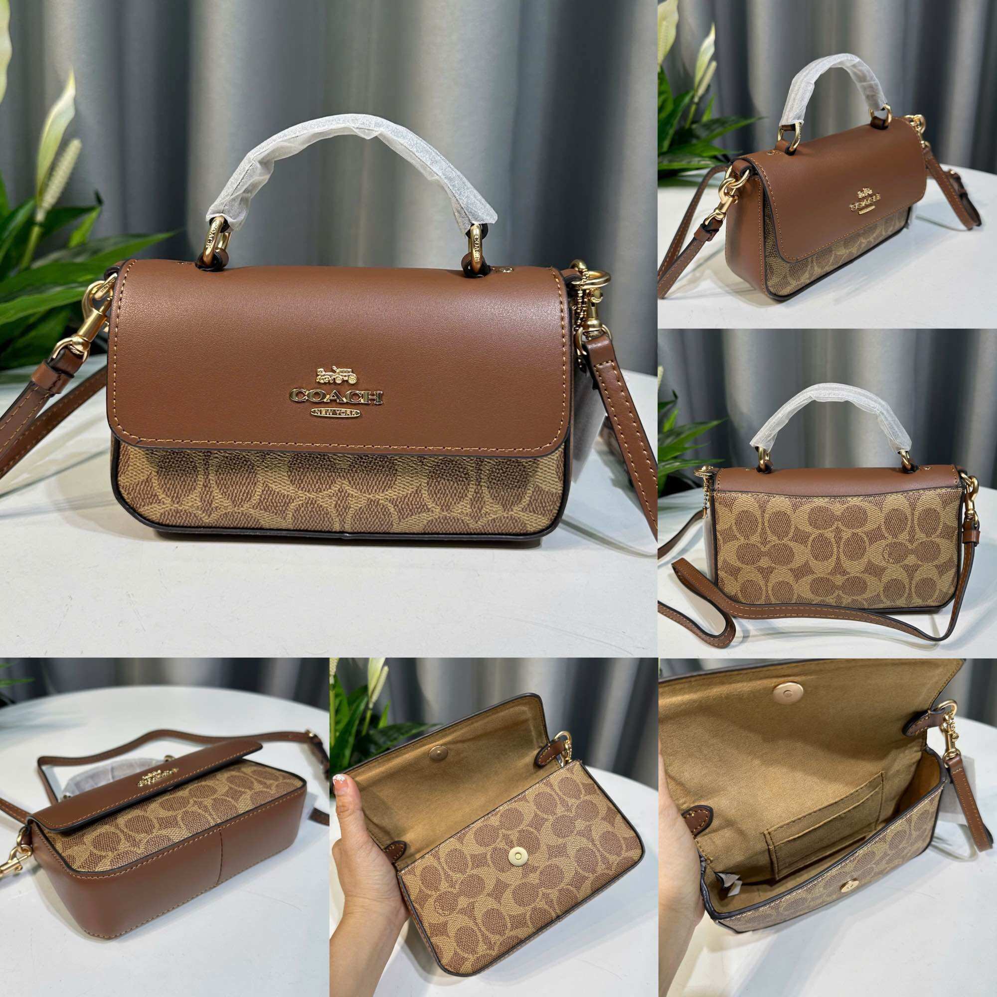 Túi C0ach Mini Josie Top Handle cuốn hút