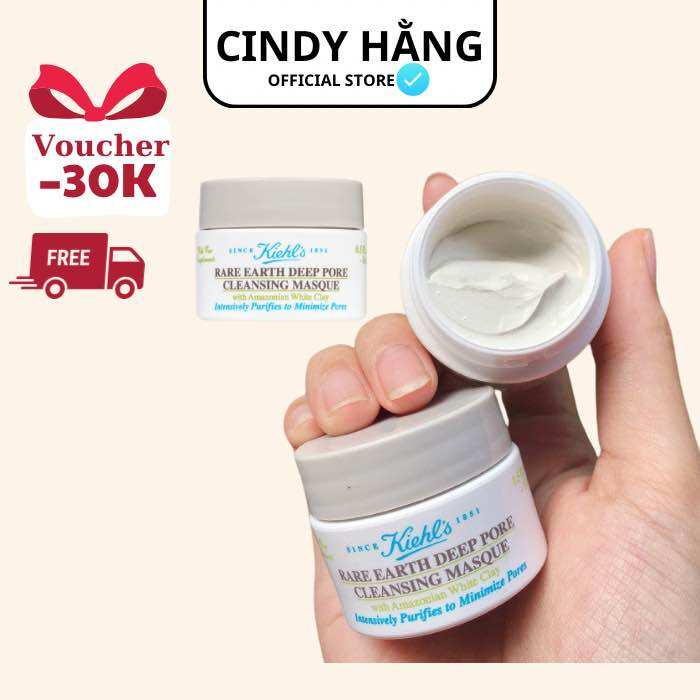 Mặt Nạ Đất Sét Kiehl's 14ML Làm Sạch Sâu Se Khít Lỗ Chân Lông, giảm mụn đầu đen
