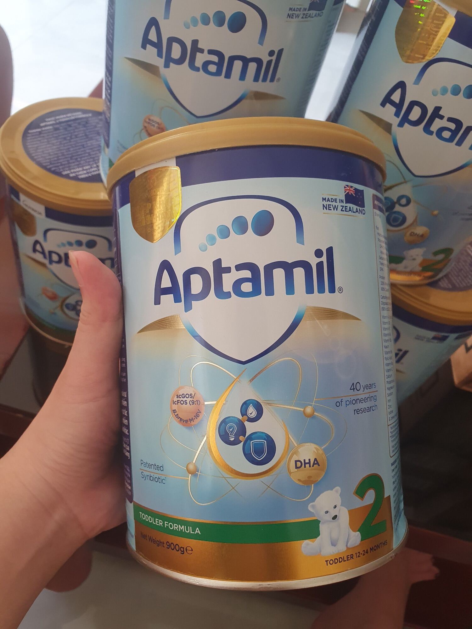Sữa APTAMIL New Zealand Số 2 900Datee 2024 Mẫu Mới