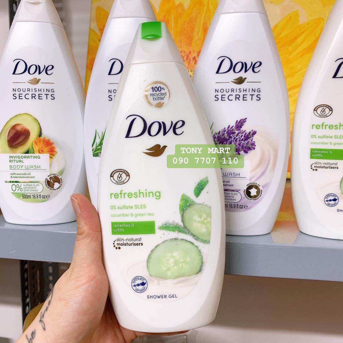 [HCM]SỮA TẮM DOVE 500ML