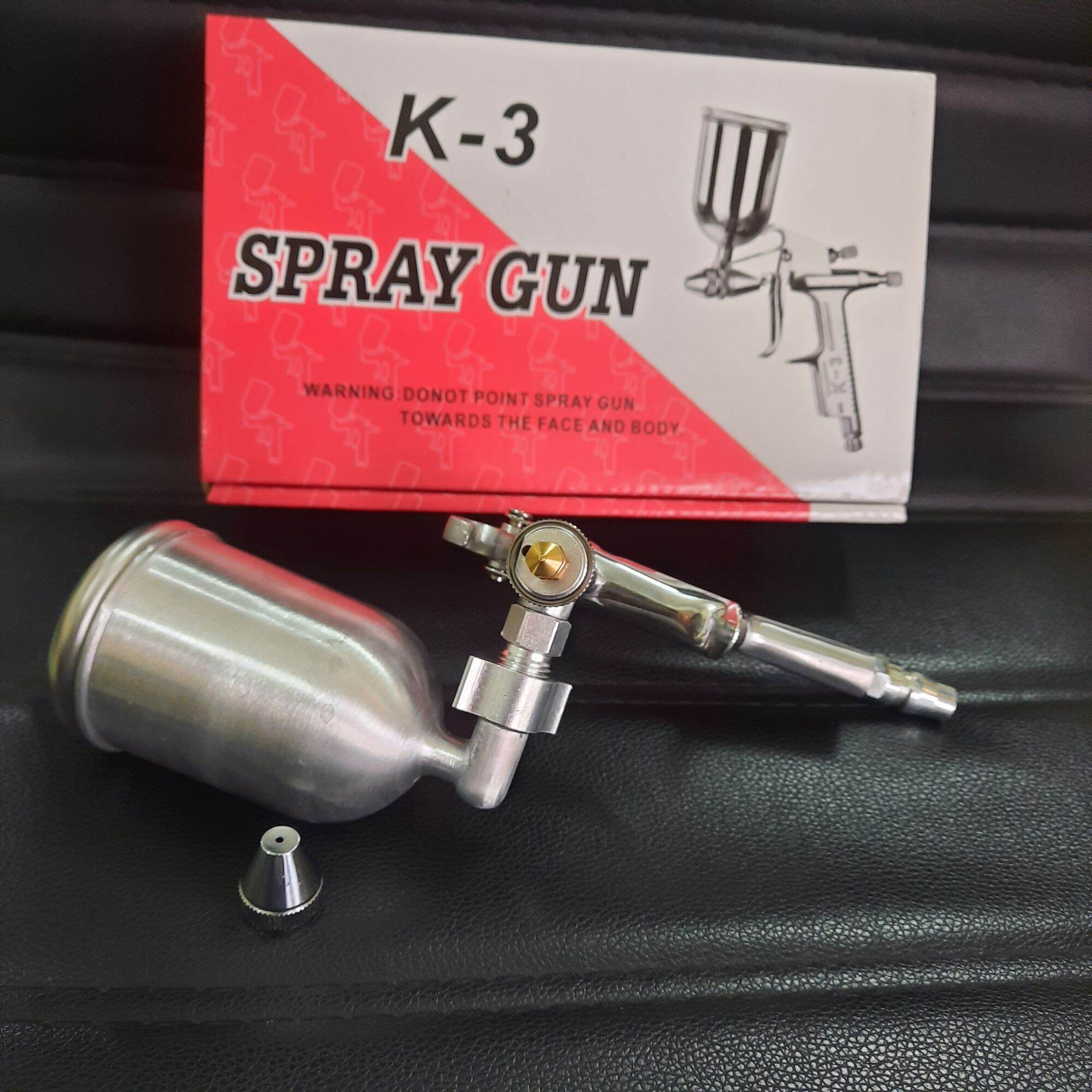 Súng phun sơn mini, súng dặm vá, tỉa vân gỗ K3
