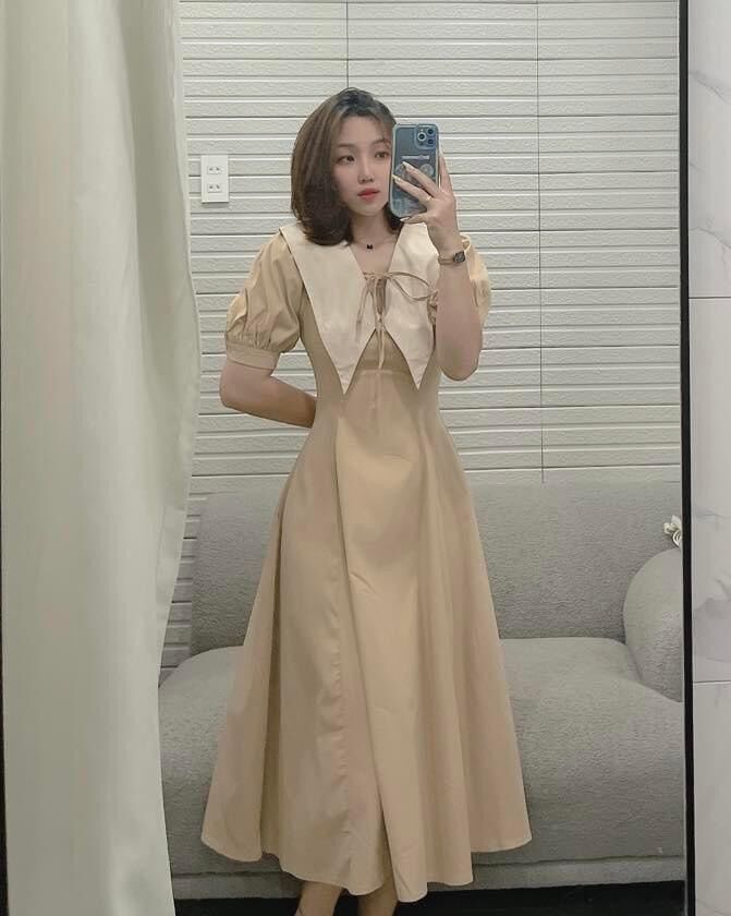 61 - ĐẦM MIDI CỔ PETER CÓ BIGSIZE