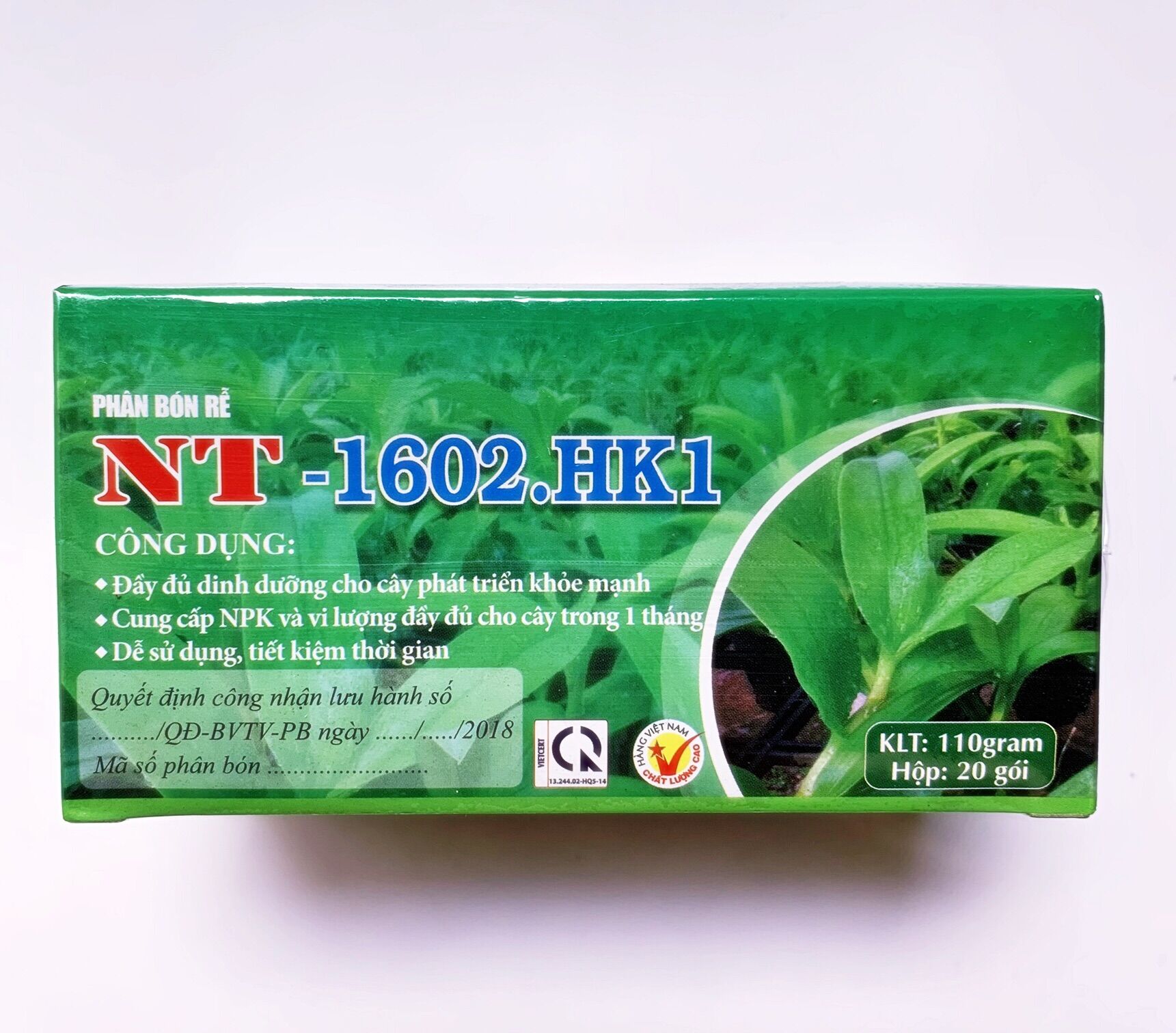 Phân bón rễ nt 1602 hk1