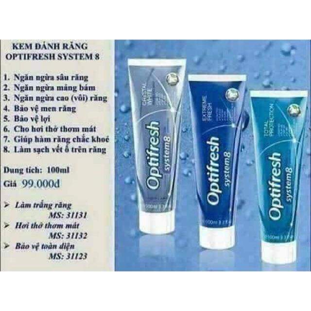 Kem đánh răng Optfresh ( 31131, 31123, 31132)
